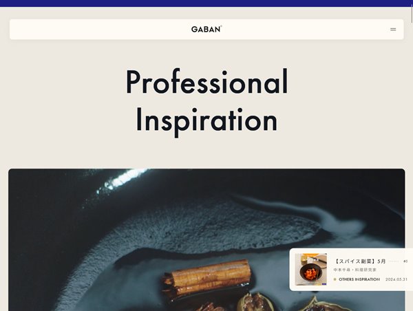 GABAN®家庭用製品公式サイト
